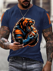 Men's Football Fans Lovers Gameday Casual Tee