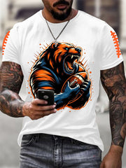 Men's Football Fans Lovers Gameday Casual Tee