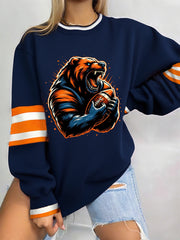 Women's Football Fans Lovers Gameday Casual Sweatshirt