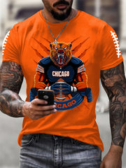 Men's Football Fans Lovers Gameday Casual Tee