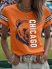 Women's Football Fans Lovers Gameday Casual Tee