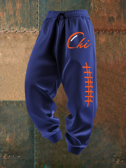 Men's Football Fans Lovers Gameday Casual Pants