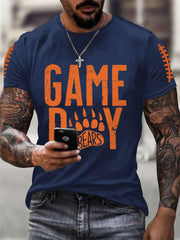 Men's Gameday Bears Football Fans Lovers Casual Tee