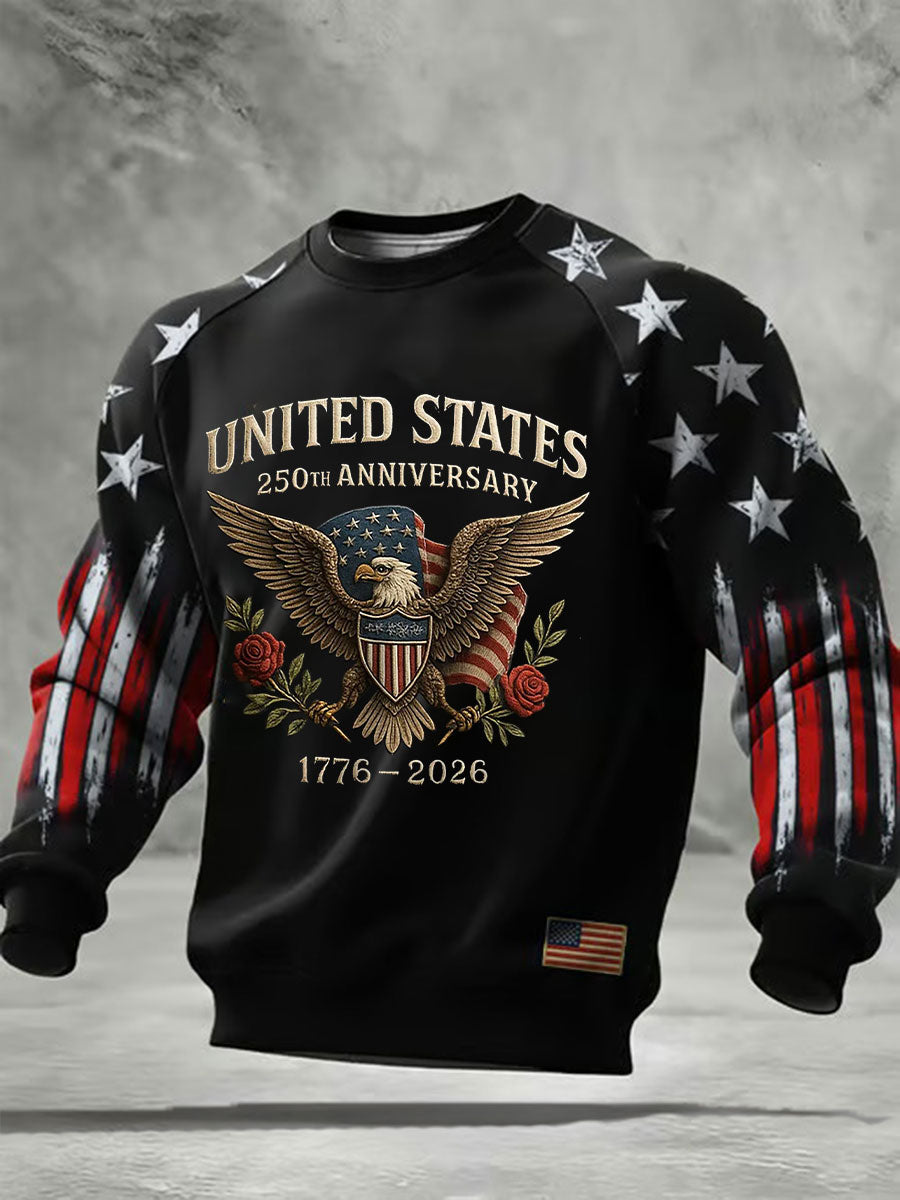 Men's  250 Printed Casual Sweatshirt
