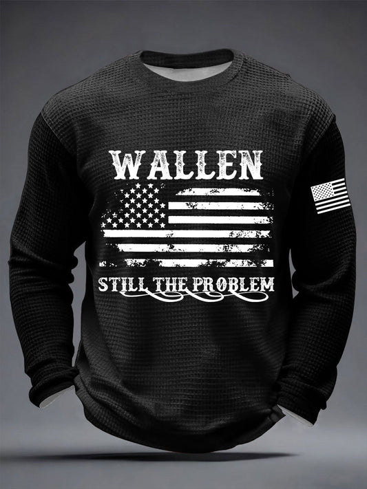 Men's Still The Problem Waffle Long Sleeve T-Shirt