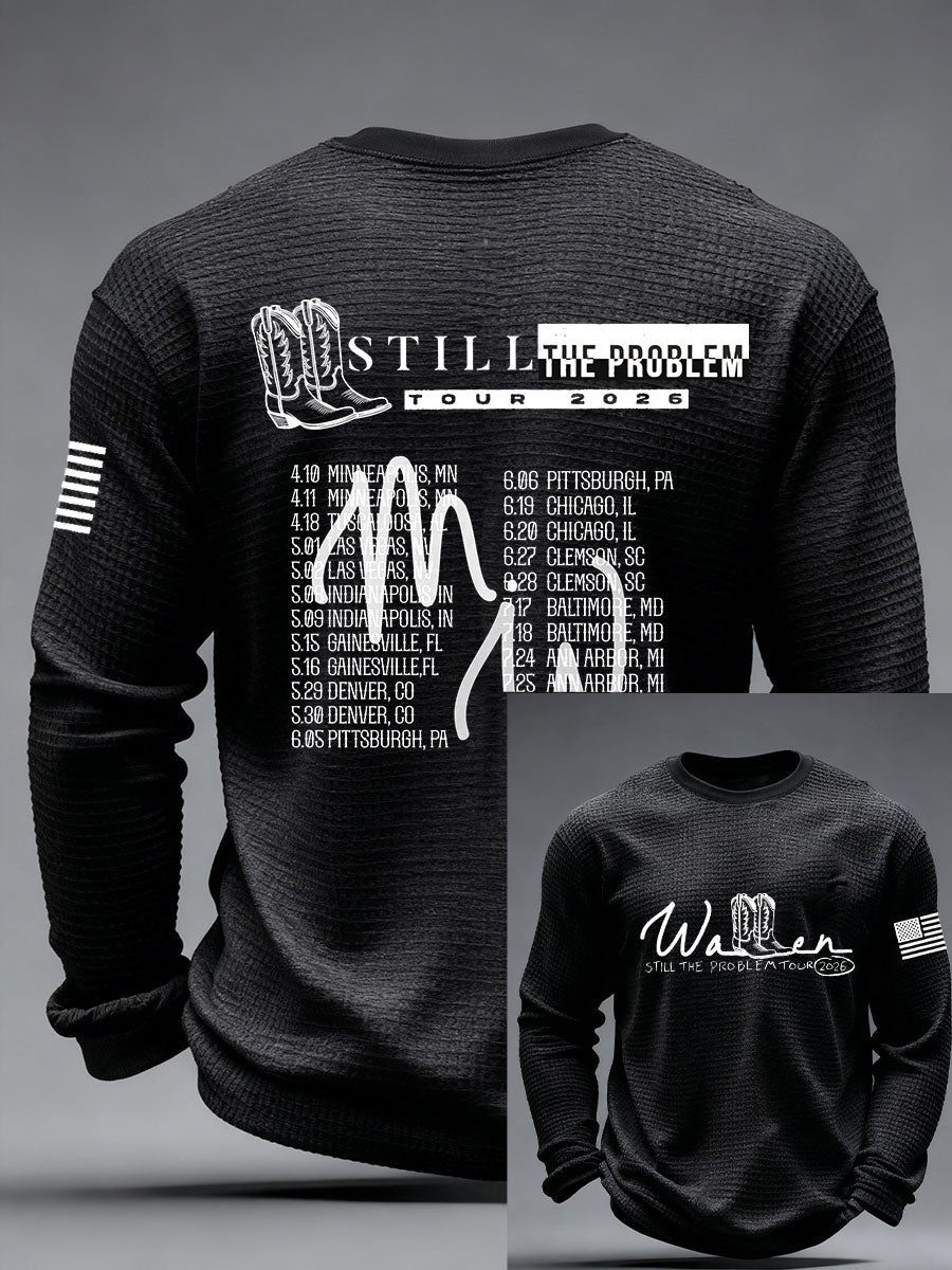 Men's Still The Problem Waffle Long Sleeve T-Shirt