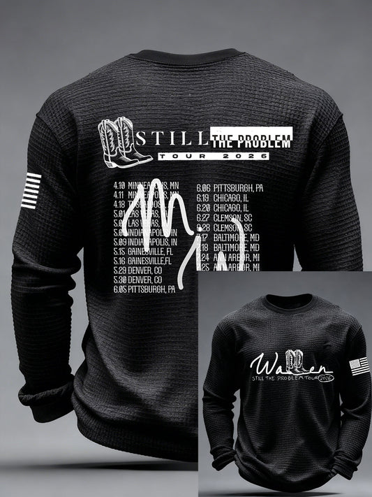 Men's Still The Problem Waffle Long Sleeve T-Shirt