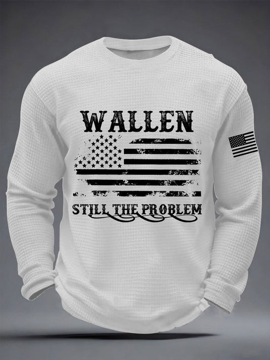 Men's Still The Problem Waffle Long Sleeve T-Shirt