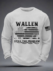 Men's Still The Problem Waffle Long Sleeve T-Shirt