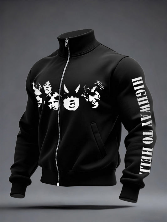 Men's Rock Music Inspired Jacket Outwear