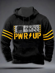 Men's Rock Music Inspired Hoodie with Pocket