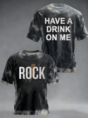 Men's Rock Music Inspired short sleeves t-shirt