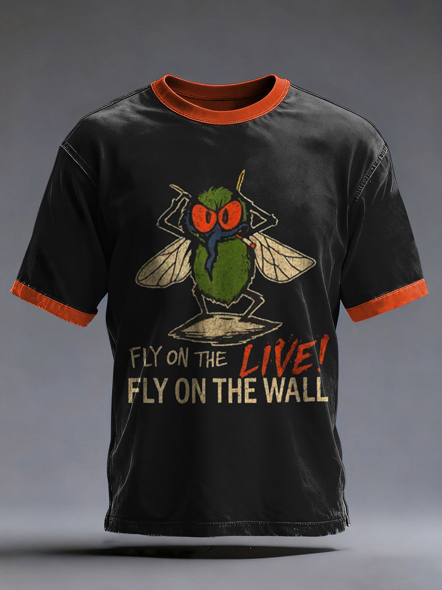 Men's Rock Music Inspired Printed T-shirt