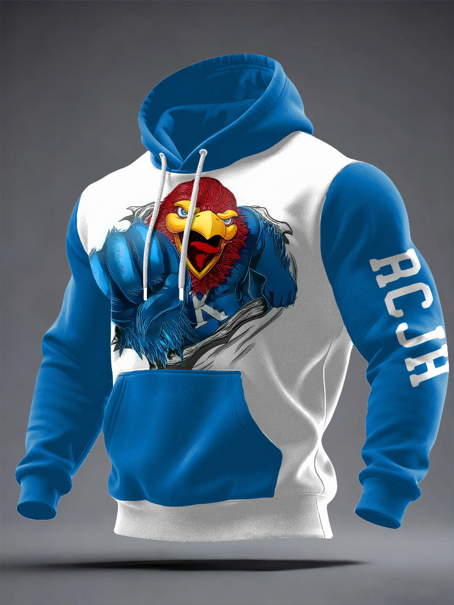 Men's Basketball Lover University Printed Hoodie