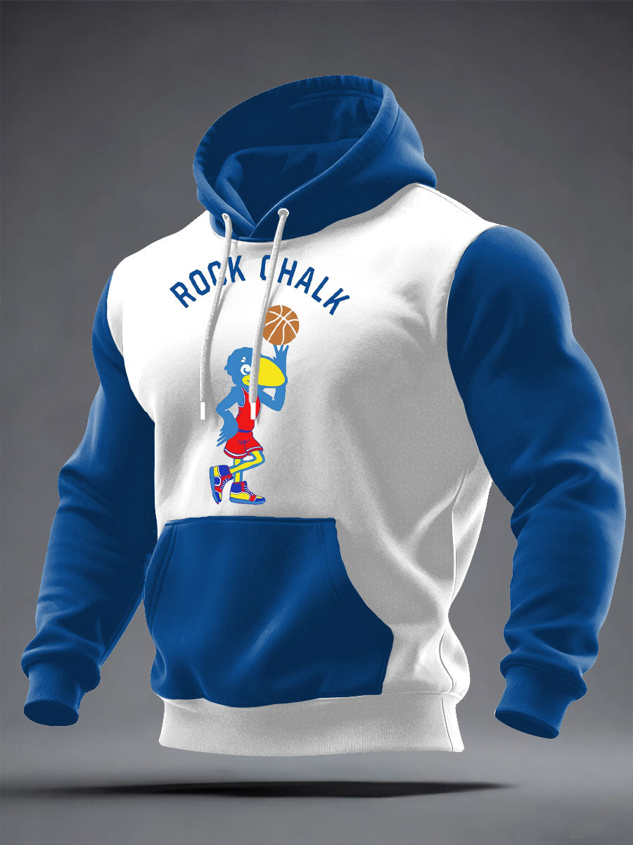 Men's Basketball Lover University Printed Hoodie