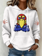 Women's Basketball Printed large-sized hooded sweatshirt