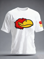 Men's Basketball Printed imitation cotton short-sleeved T-shirt