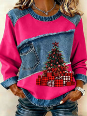 Women's Christmas Printed Casual Top