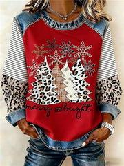 Women's Christmas Printed Casual Top
