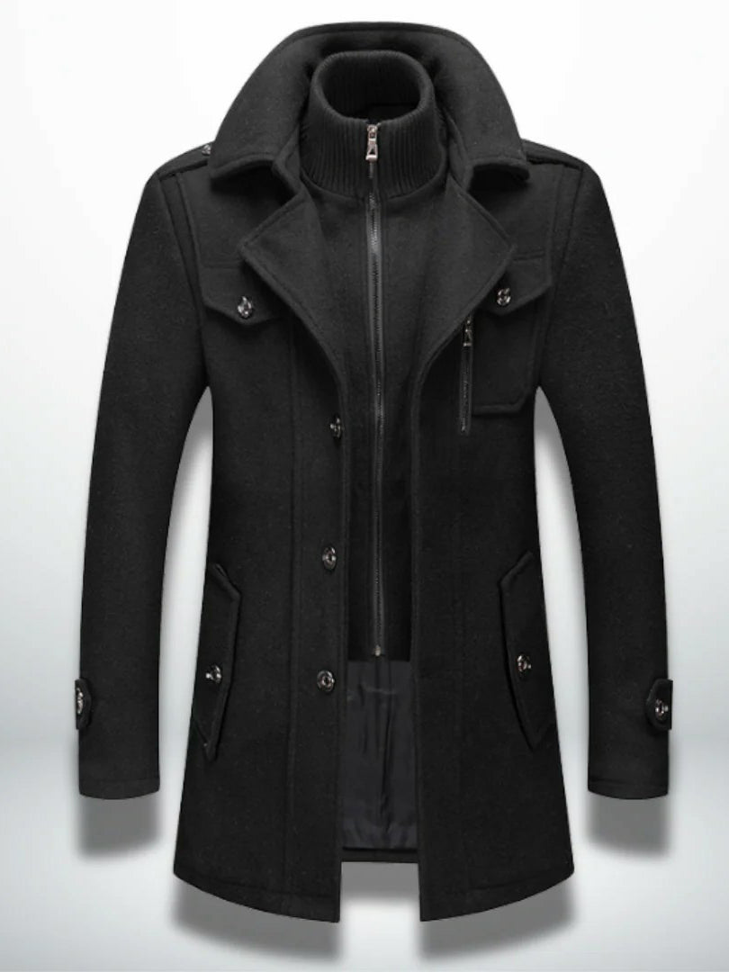 Men's Business Warm Woolen Coat