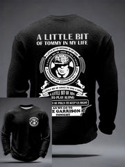 Men's TV Series Inspired Waffle Long Sleeve T-Shirt