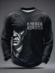 Men's TV Series Inspired Waffle Long Sleeve T-Shirt