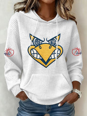 Women's Basketball Print Large-sized Sweatshirt