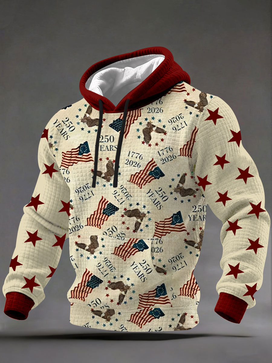 Men's  250 Print Casual Hoodie