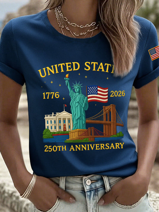 Women's  250th Anniversary Print T-Shirt
