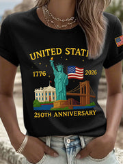 Women's  250th Anniversary Print T-Shirt