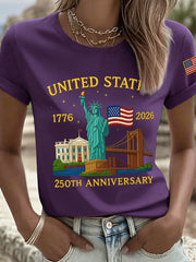 Women's  250th Anniversary Print T-Shirt