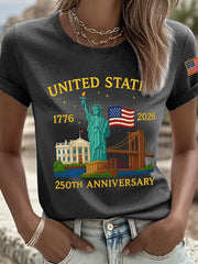 Women's  250th Anniversary Print T-Shirt