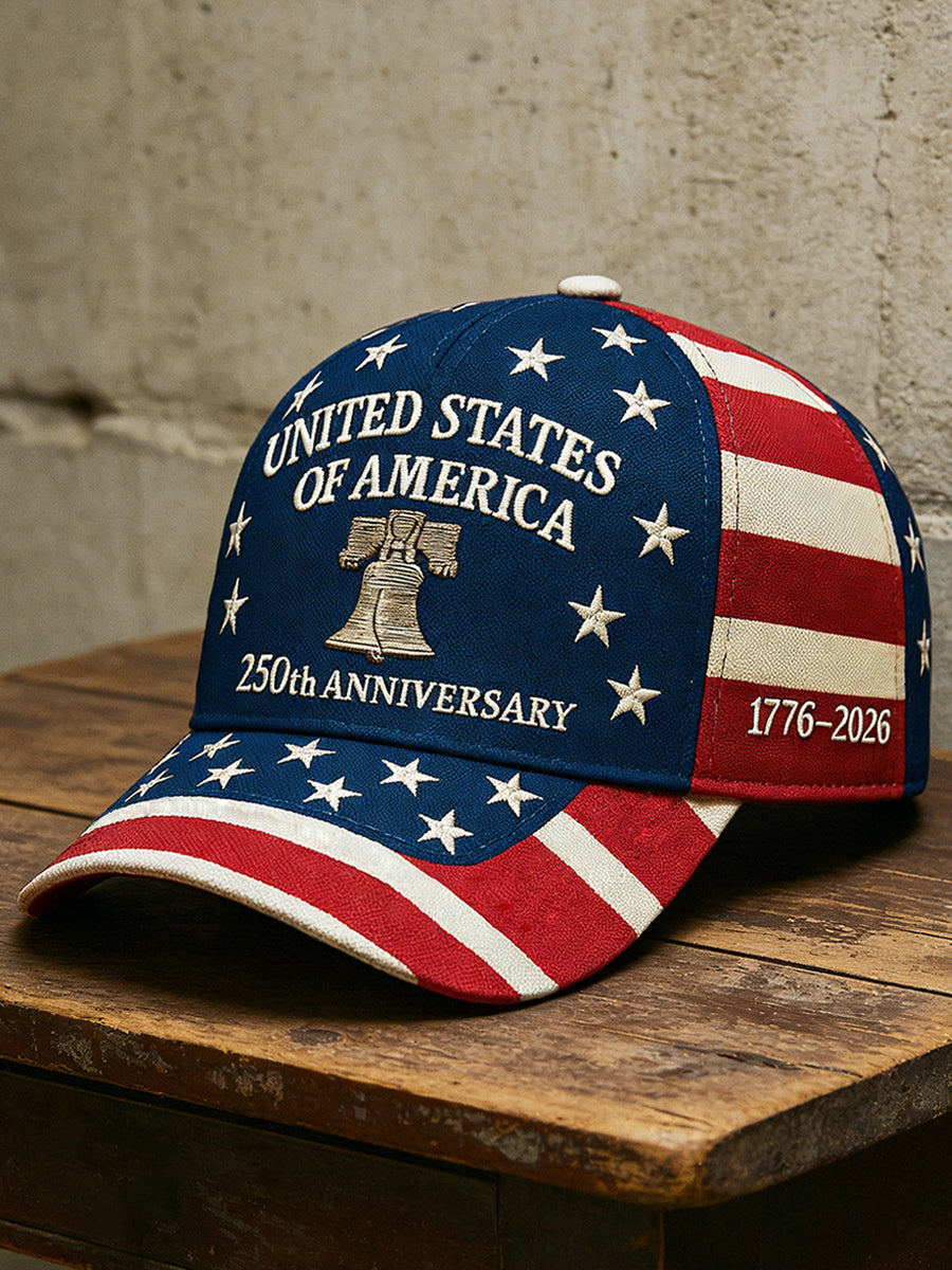Unisex  250th Anniversary Inspired Vintage Hat