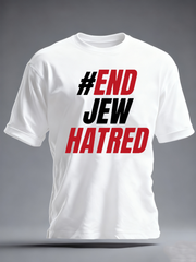 Men's Oppose antisemitism imitation cotton short-sleeved T-shirt