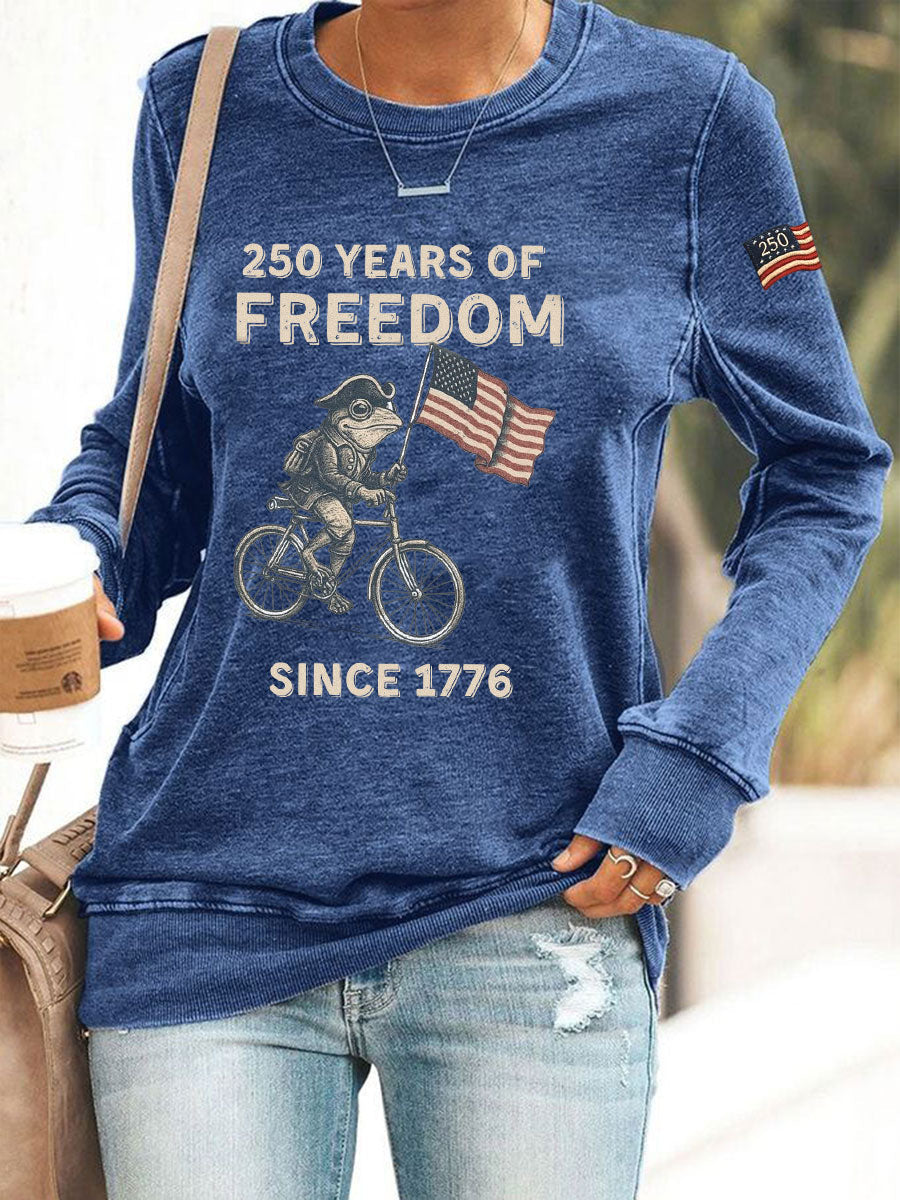 Women's 250th Anniversary Print Casual Sweatshirt