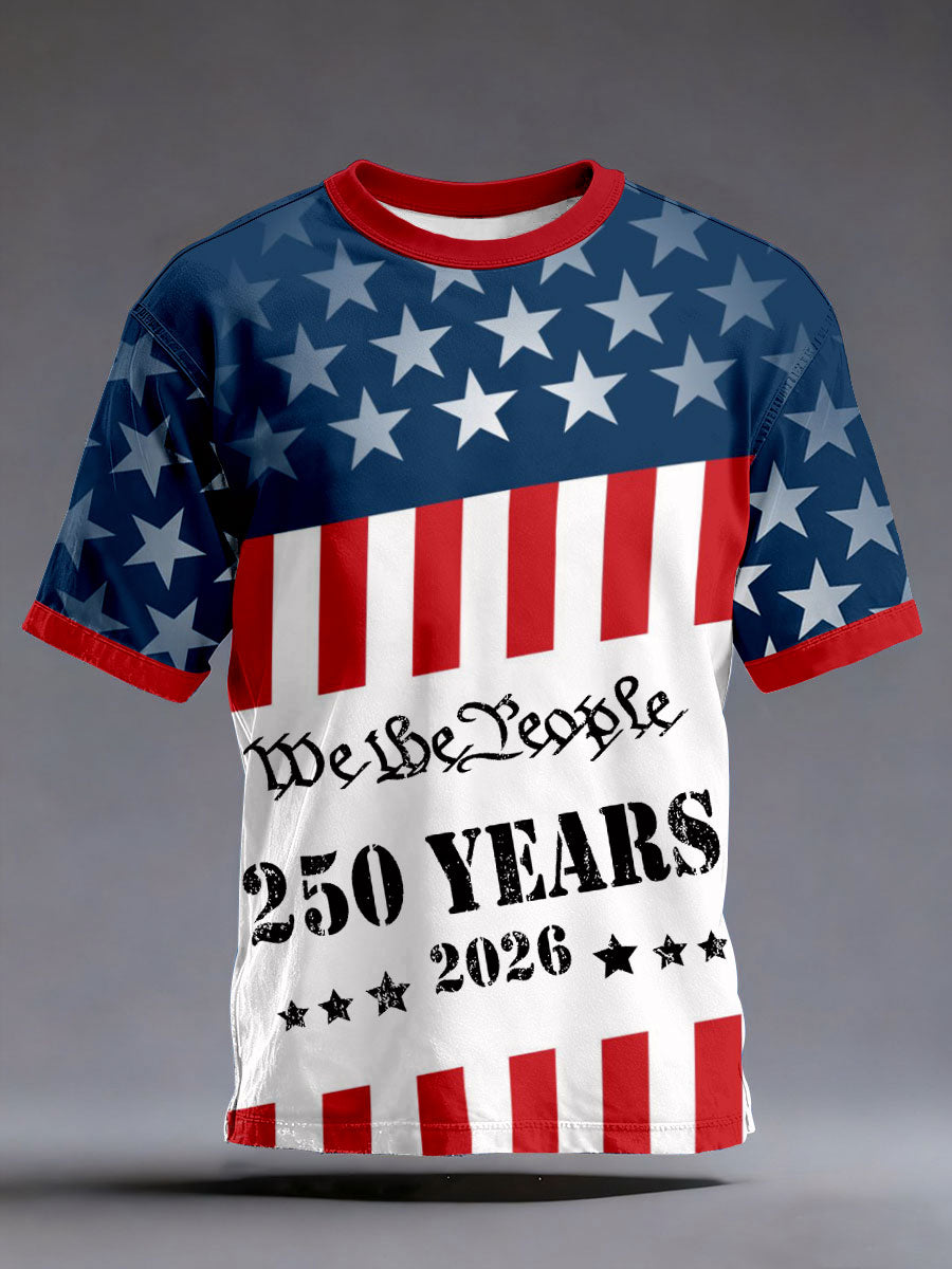 Men's We The People 250 Year Flag T-Shirts