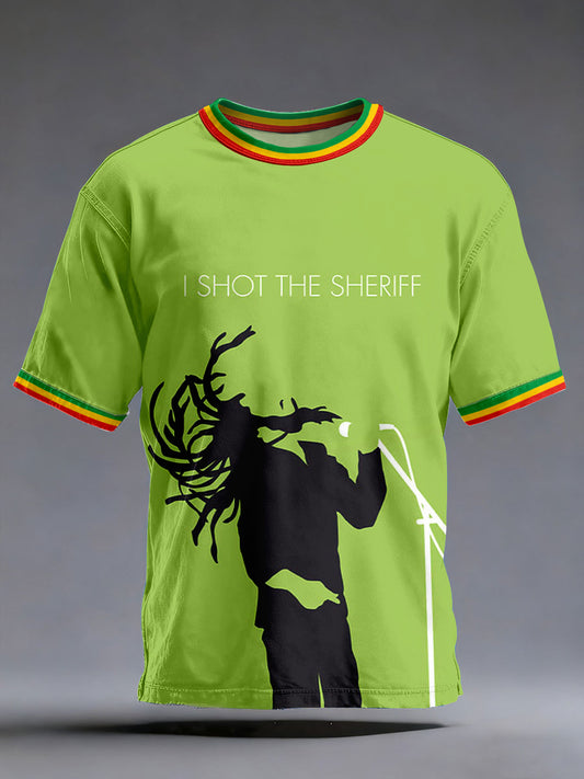 Men's I Shot the Sheriff Art Print T-Shirt