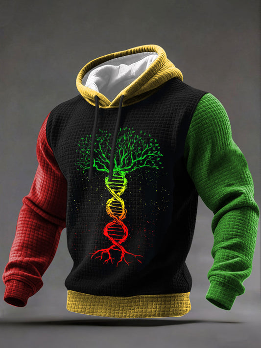 Men's Reggae Waffle Knit Hoodie