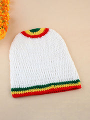 Unisex Jamaican Reggae Red, Yellow, and Green Knit Hat