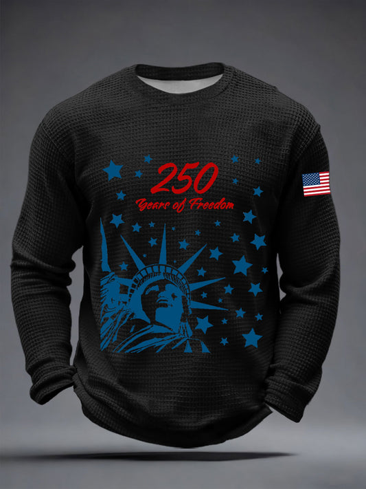 Men's American 250 Waffle Long Sleeve T-Shirt