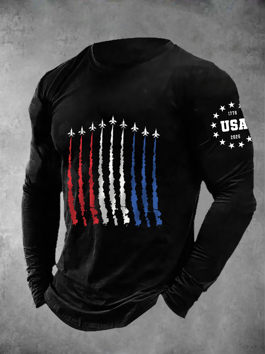 Men's 250th Anniversary of the United States Long-Sleeve T-Shirt