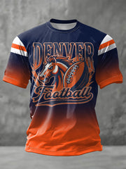 Unisex Let's Ride Horse Football Lover Print T-shirt