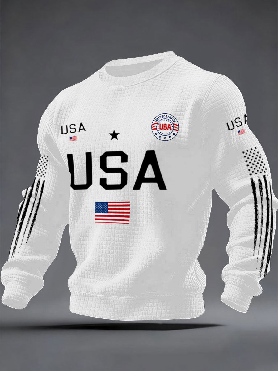 Men's USA Flag Sweatshirts