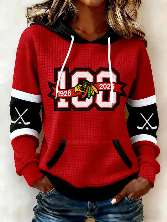 Women's Hockey Printed Hoodie