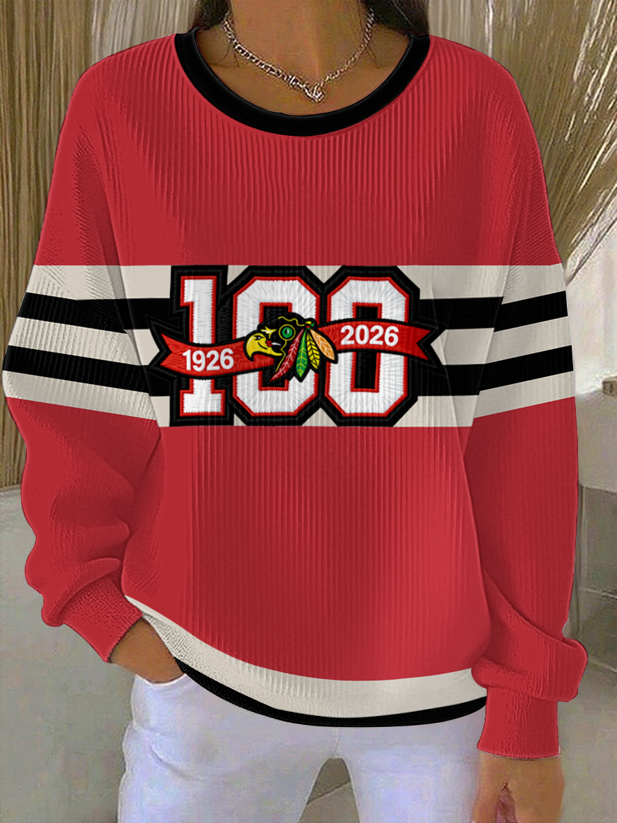 Women's Hockey Printed Sweatshirt