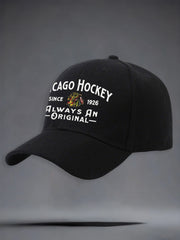 Unisex Chicago Hockey Print Cap