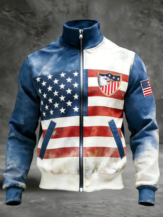 Men's USA Flag Jackets