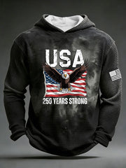 Men's Wear 250 Years Strong Waffle Hoodies