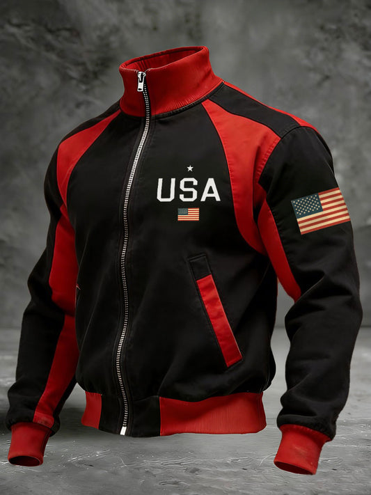 Men's USA Flag Jackets