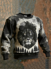 Men's Lion Crew Neck Sweatshirt